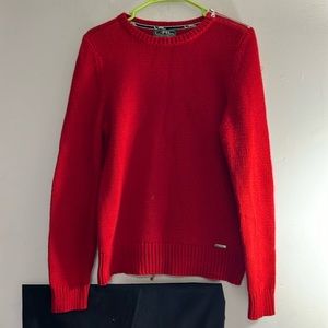 Pre-Owned Lauren Active Ralph Lauren Knit Red Cotton Sweater Woman Size Large